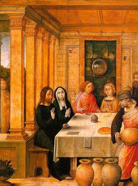 Juan de Flandes The Marriage Feast at Cana oil painting image